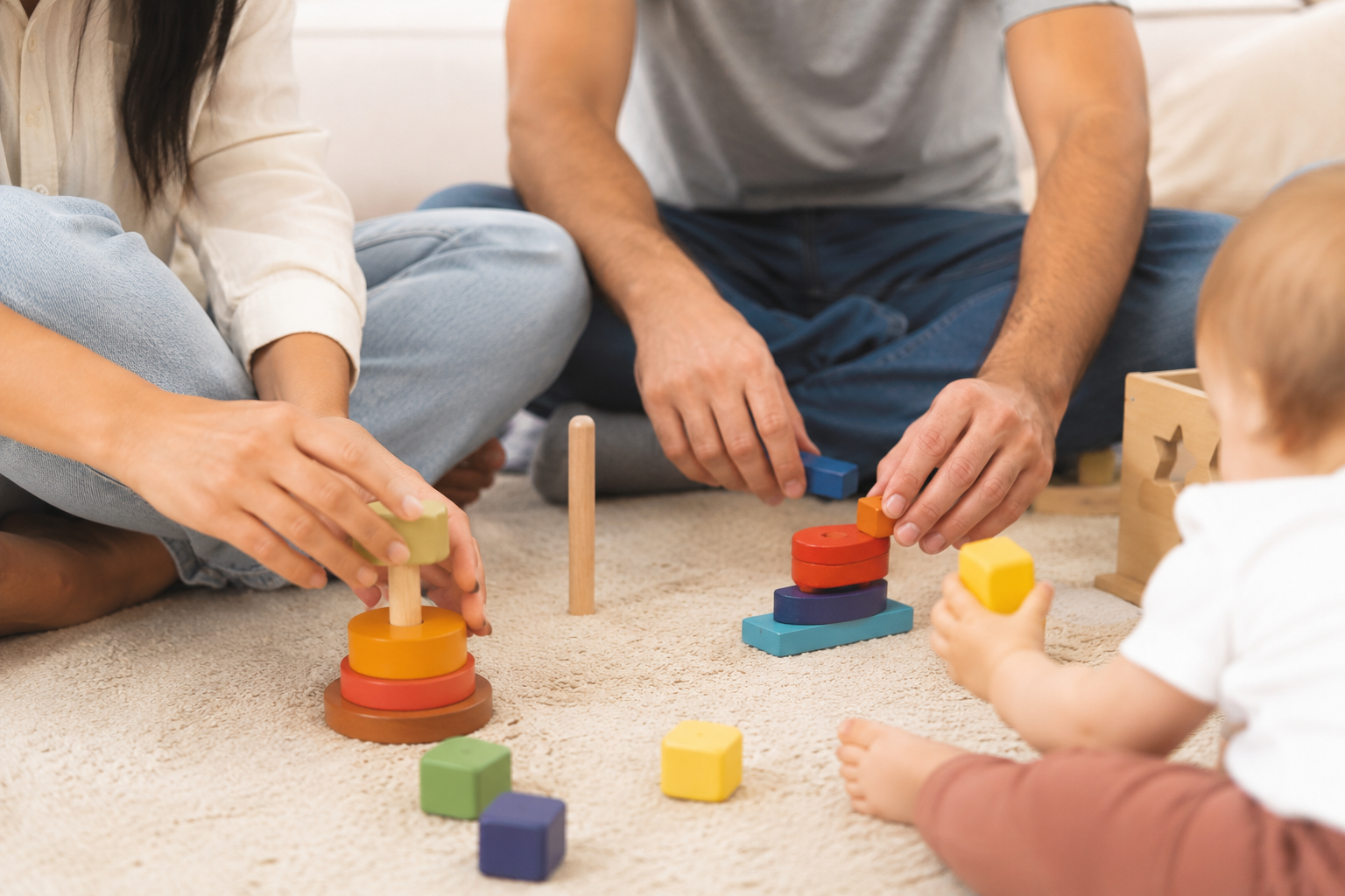 Família reunida em um momento de convivência
